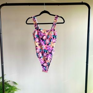 Vintage high cut one piece